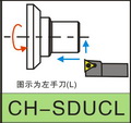MZG品牌CH型侧面排刀式式车削刀柄CH-SDUCL型 图片价格